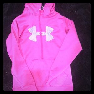Pink Under Armour Hoodie